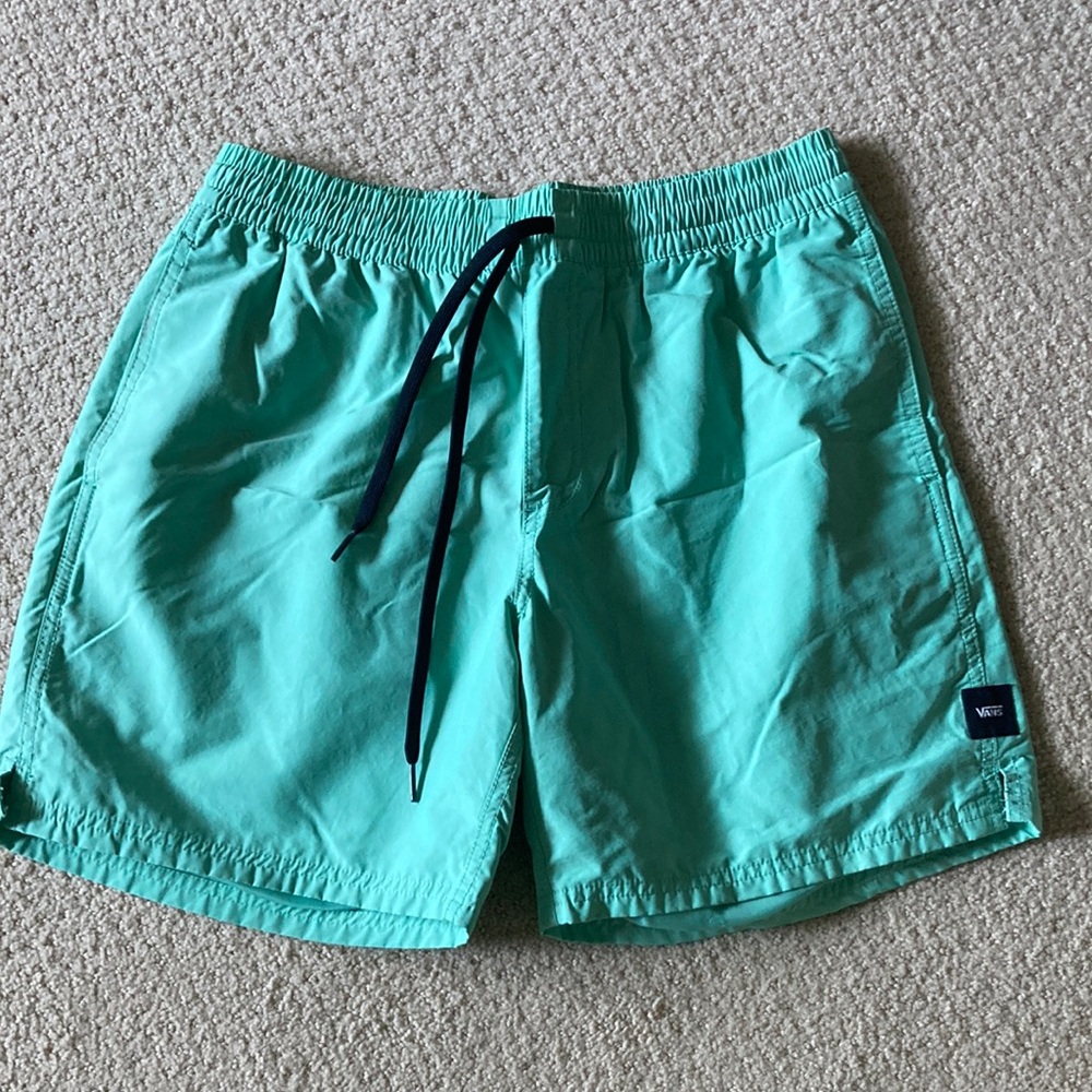 Vans Mint Green Volley Swim Shorts Size M